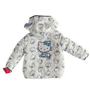 Sanrio Hello Kitty Toddler Hooded Ears Puff Jacket/Coat 3T